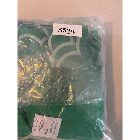 English Factory Women's Size XS Green Tiered Scalloped Puff Sleeve Maxi Dress - Picture 10 of 10